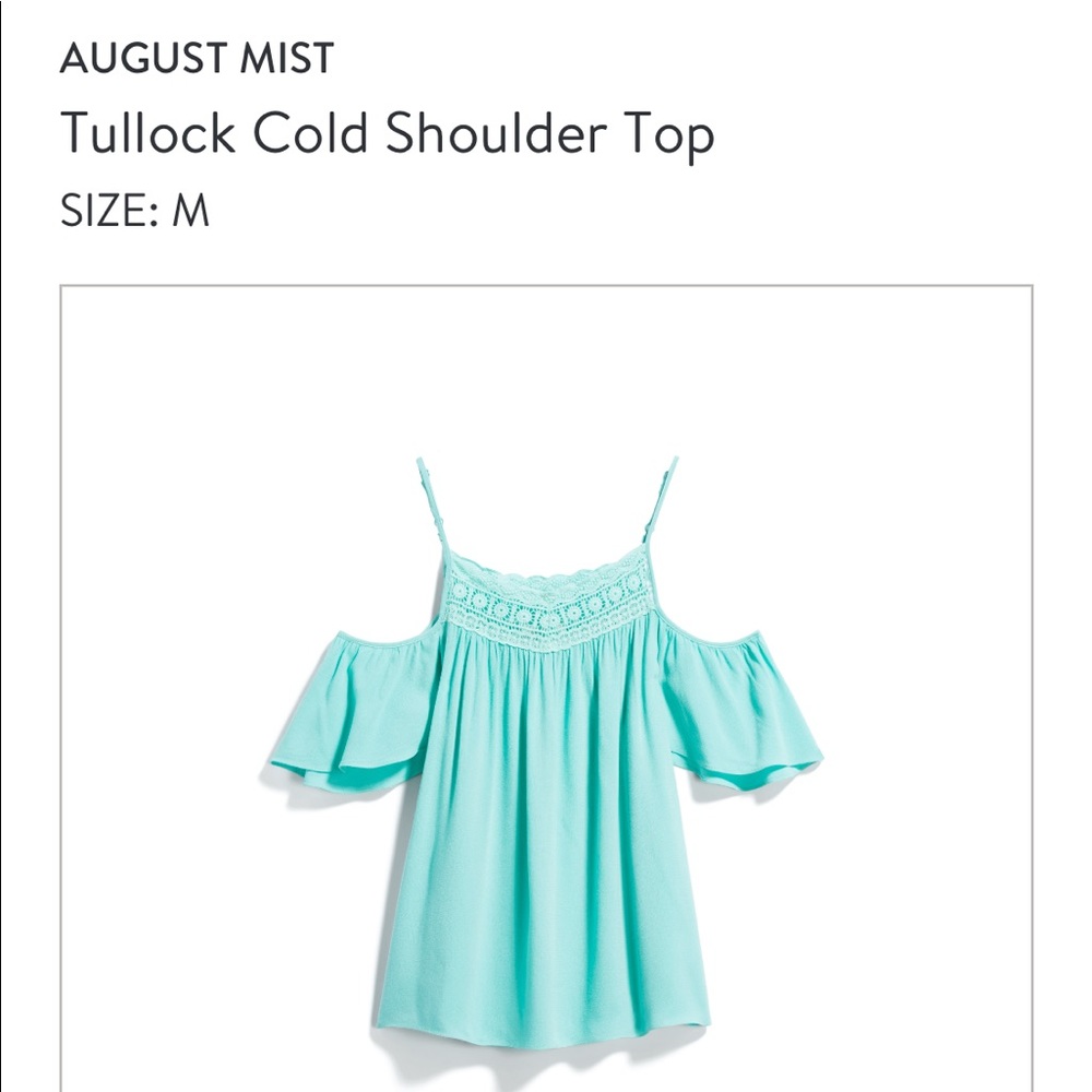 Stitch Fix Lace Cold Shoulder Top
